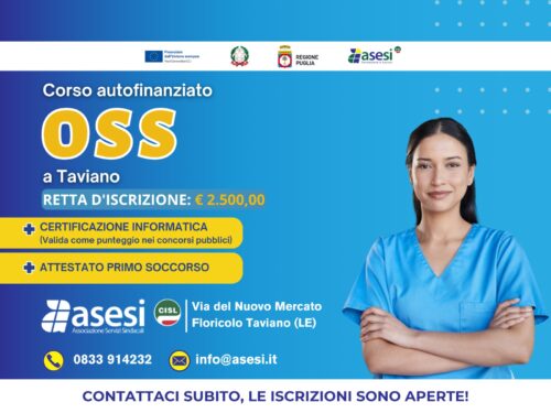 Corso OSS ASESI Taviano Corso OSS ASESI Taviano